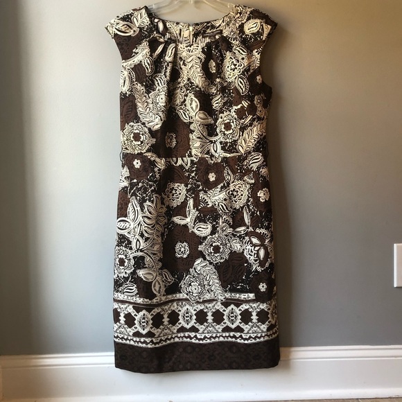 Adrienne Vittadini Sheath Dress Size 10 - Picture 2 of 9